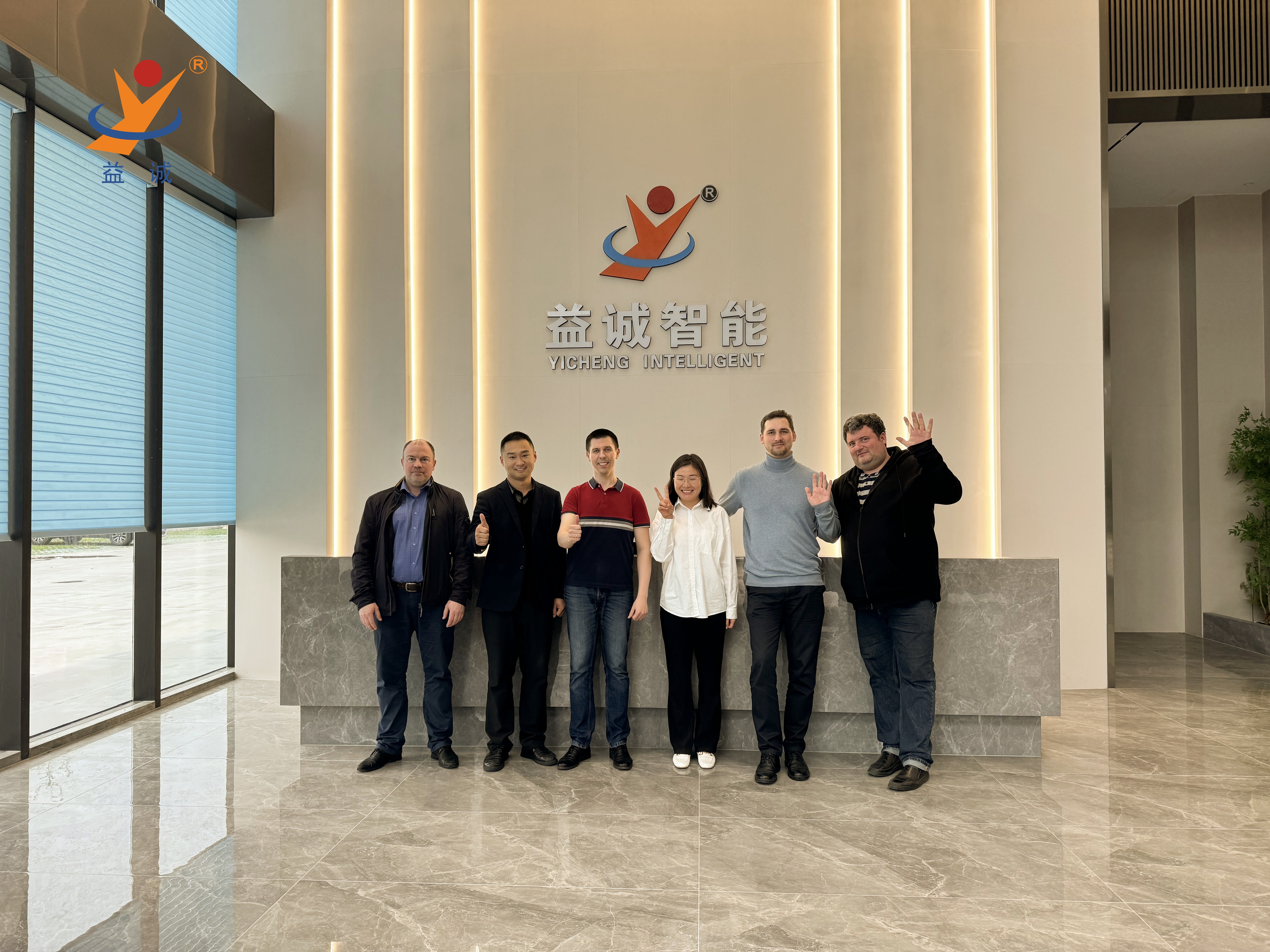 卓越品質 · 深獲認可 | 俄羅斯客戶蒞臨浙江益誠智能科技園現(xiàn)場驗收設備！